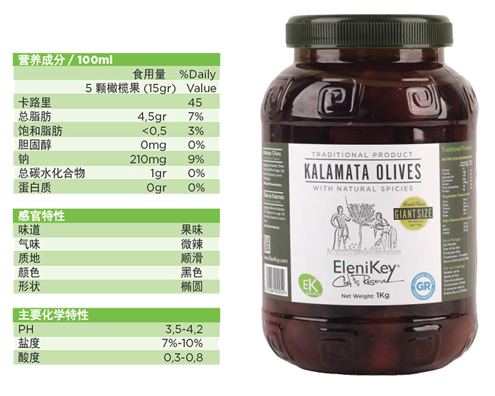 ELENIKEY® 巨型橄榄用天然香料 1kg